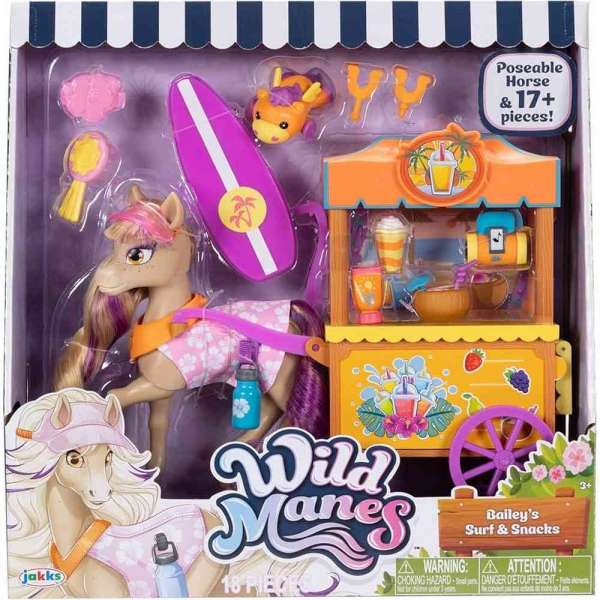 TW723283 WILD MANES KONJIĆI I KOLICA SET ZA IGRU ASST 