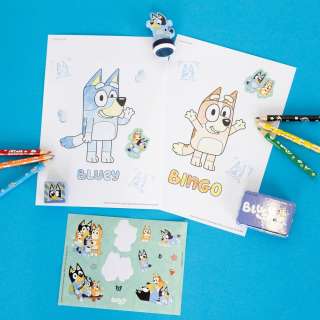 KREATIVNI SET ZA CRTANJE BLUEY  UNDERCOVER 