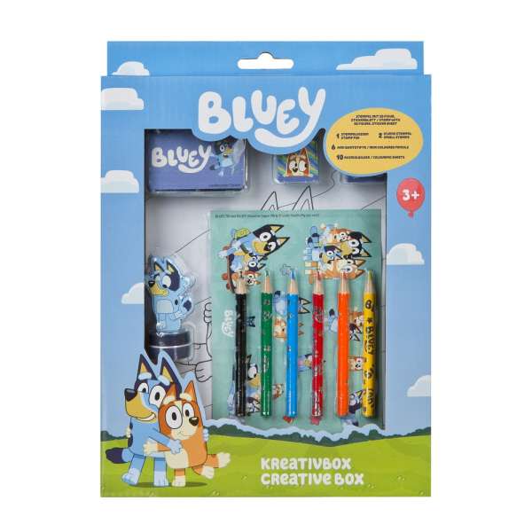 KREATIVNI SET ZA CRTANJE BLUEY  UNDERCOVER 