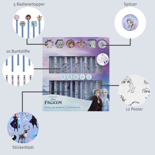 KREATIVNI SET ZA CRTANJE FROZEN UNDERCOVER 