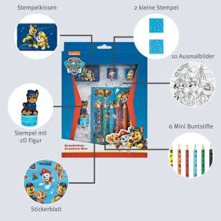 KREATIVNI SET ZA CRTANJE PAW PATROL UNDERCOVER 