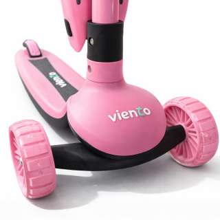 VIE057P VIENTO SVIJETLEĆI 2 U 1 TROTINET PINK 