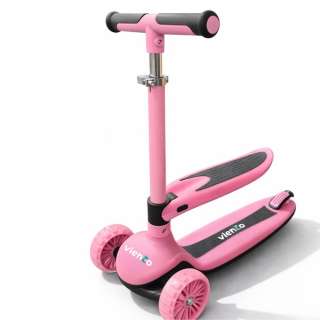 VIE057P VIENTO SVIJETLEĆI 2 U 1 TROTINET PINK 