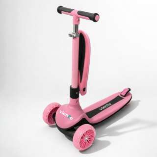 VIE057P VIENTO SVIJETLEĆI 2 U 1 TROTINET PINK 