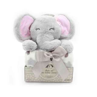 YD533707 SWEET DREAMS SET ZA NJEŽNE SNOVE IGRAČKA SLONIĆ SIVI