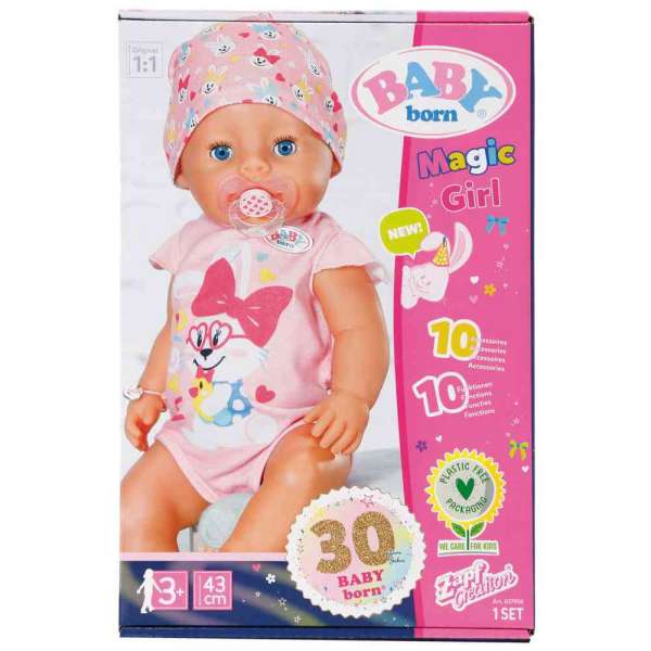 BABY BORN MAGIC GIRL 43CM