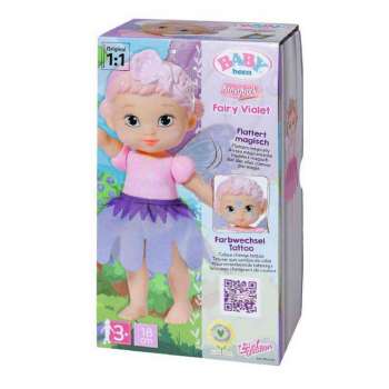 BABY BORN STORYBOOK FAIRY VIOLET 18CM 