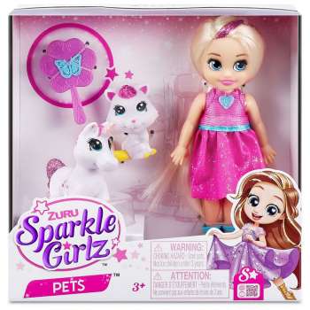 SPARKLE GIRLZ-DOLLS PLAYSET LUTKA S LJUBIMCIMA 