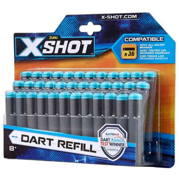 X-SHOT-EXCEL 36PK NADOPUNA-DARTS REFILL 