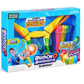 ZU56442 BUNCH O BALLOONS NEON SLINGSHOT SET 