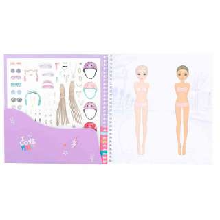 TOP MODEL DRESS ME UP STIKER BOJANKA