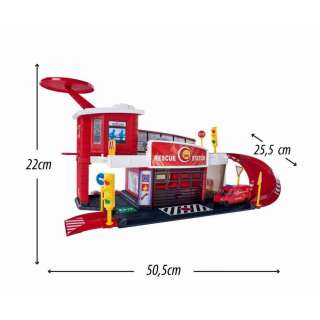 M2050038 MAJORETTE CREATIX SPASILAČKA STANICA I VOZILO