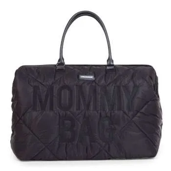 CHILDHOME MOMMY BAG NURSERY BAG PUFFERED  BLACK 