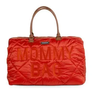 CHILDHOME MOMMY BAG NURSERY BAG PUFFERED  RED 