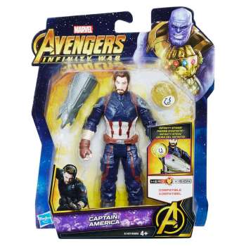AVENGERS 6IN FIGS W STONE AND ACCESSORY 