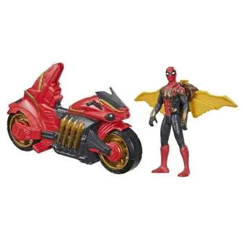 F1110 SPIDERMAN NWH INTEGRATED SUIT 6IN FIG N VHCLE 