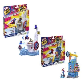 F6894 MARVEL STUNT SQUAD SMASHIN HEROES SET 
