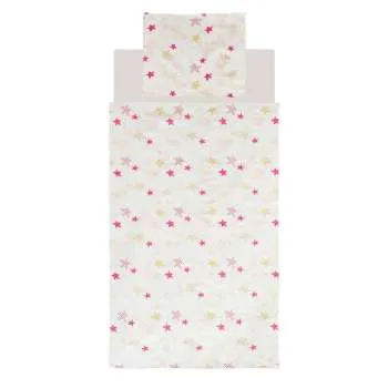 KIDZZ POSTELJINA ZVIJEZDICE ROZE 3/1 