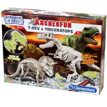 CLEMENTONI SCIENCE T REX I TRICERAPTORS SVETLECI 