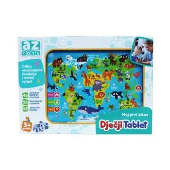 DJEČJI TABLET MOJ PRVI ATLAS 