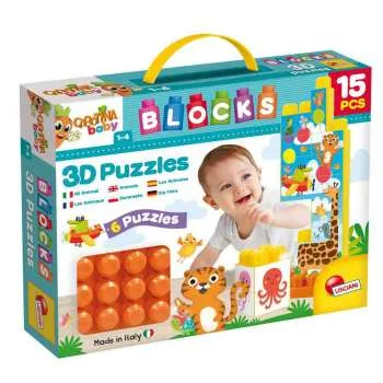 CAROTINA BABY BOX PUZZLE 3D ZIVOTINJE 