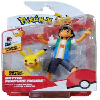PKM: POKEMON AKCIJSKA FIGURA BATTLE FIGURE - ASH AND PIKACHU W10 