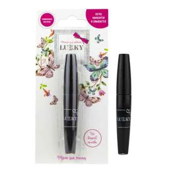 LUKKY MASKARA SA SILIKONSKOM ČETKICOM 8ML -CRNA T16734 