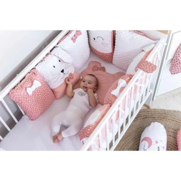 BUBABA POSTELJINA SET 12 DIJELOVA CUVARI SNA ROZE