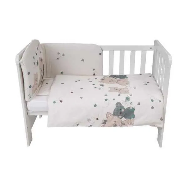 BUBABA POSTELJINA SET 6 DIJELOVA ROMANTIC MEDVJEDIC