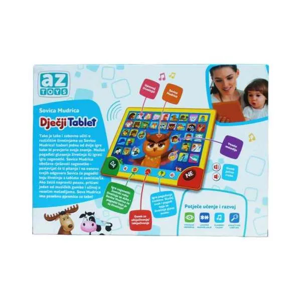 DJEČJI TABLET SOVA MUDRICA