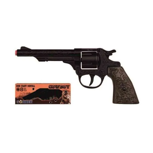 GN08062 IGRAČKA ZA DJECU REVOLVER CRNI 8 