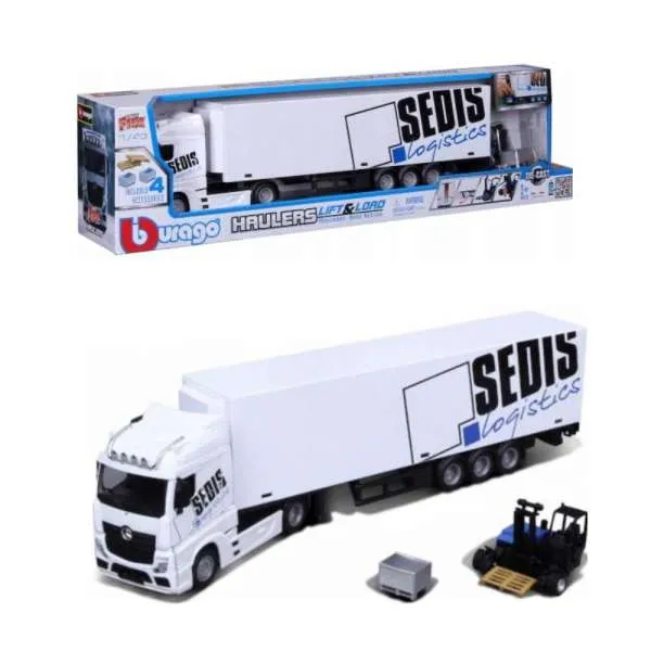 1/43 MB ACTROS TEGLJAČ S PRIKOLICOM 