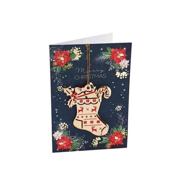 TMS11299 ČESTITKA Woodstock MERRY CHRISTMAS 