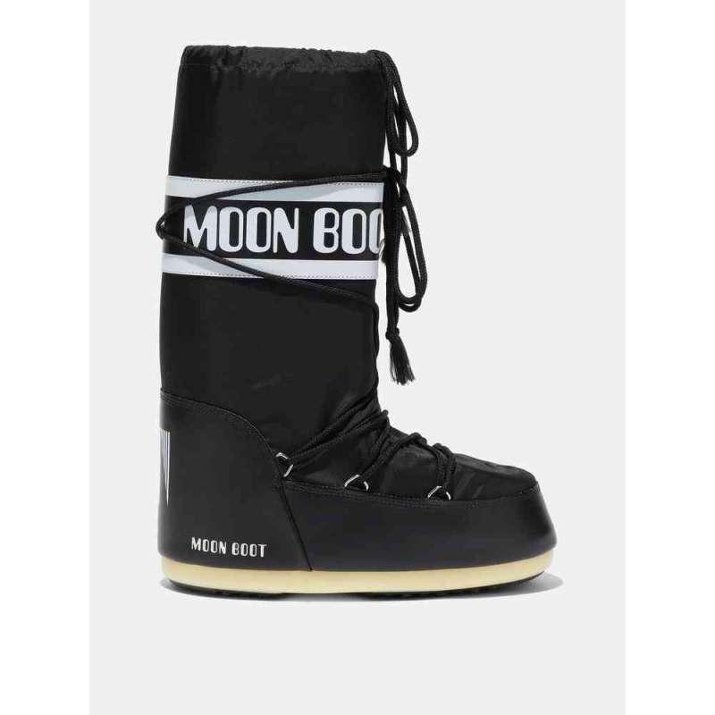MOON BOOT CIZME ICON NYLON BLACK 
