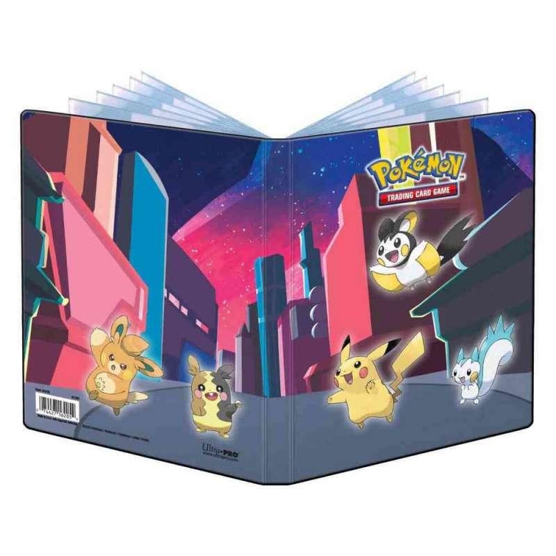 ULTRA PRO - SHIMMERING SKYLINE FEATURING PIKACHU 4-POCKET PORTFOLIO FOR POKEMON 