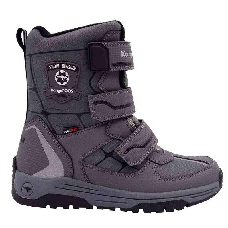 KANGAROOS CIZME STEEL GREY JET BLACK