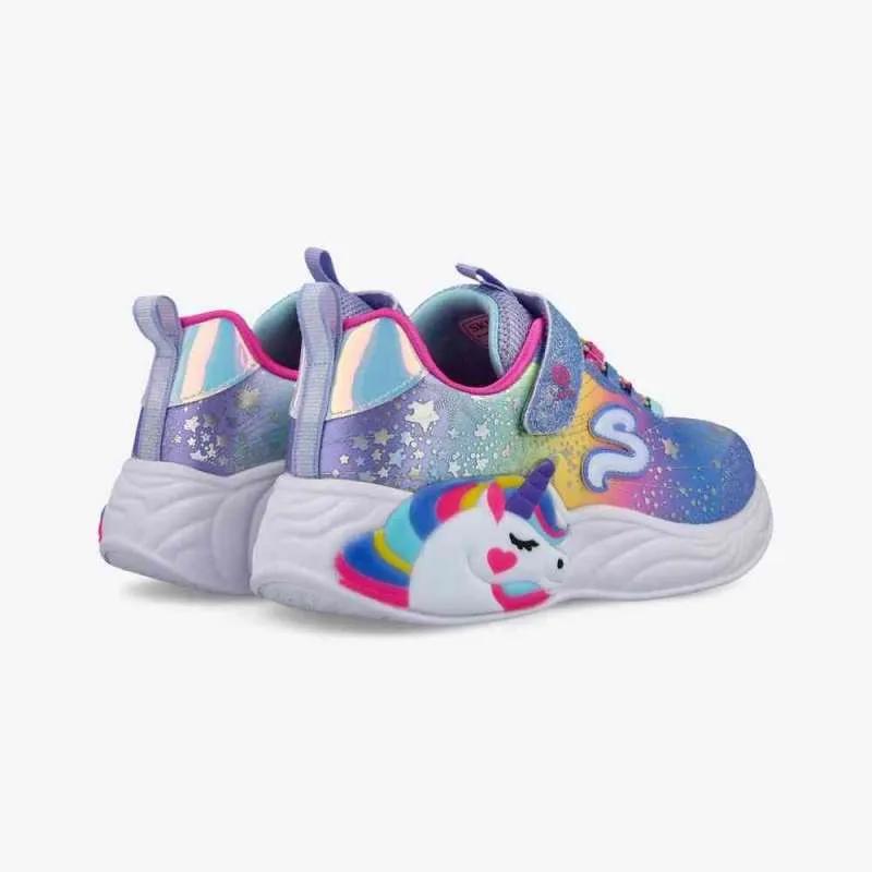 SKECHERS PATIKE S LIGHTS-UNICORN DRE