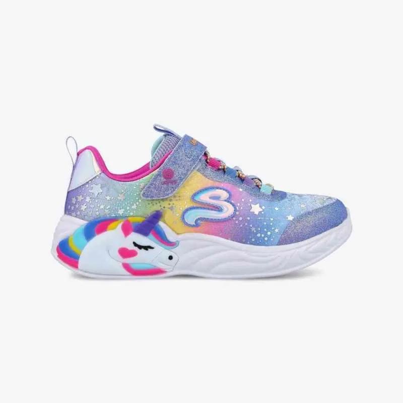 SKECHERS PATIKE S LIGHTS-UNICORN DRE