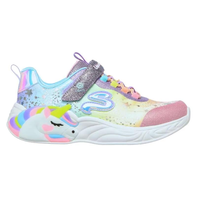 SKECHERS PATIKE S LIGHTS-UNICORN DRE