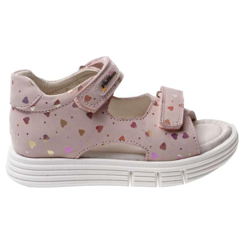 POLLINO SANDALE ROSA HEARTS 