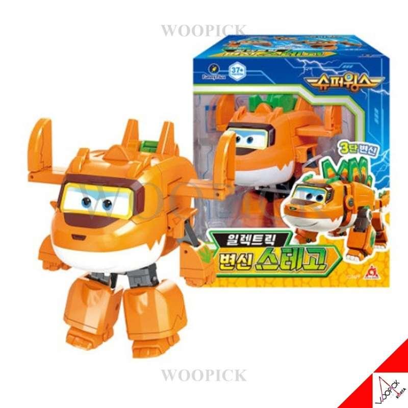 SUPER WINGS TRANSFORM-A-BOTS STEGO -DINOWINGS 