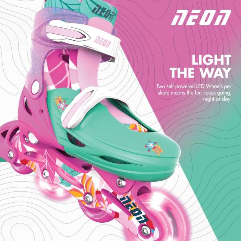 NEON COMBO ROLERI 34-37 FLORAL 