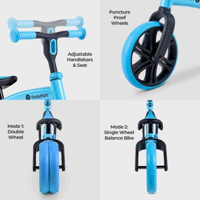 VELO JUNIOR BALANS BICIKL PLAV