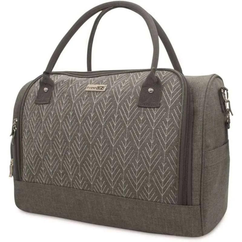 FREE ON TORBA ZA PRESVLACENJE I BEBINE STVARI GEOMETRIC SIVA