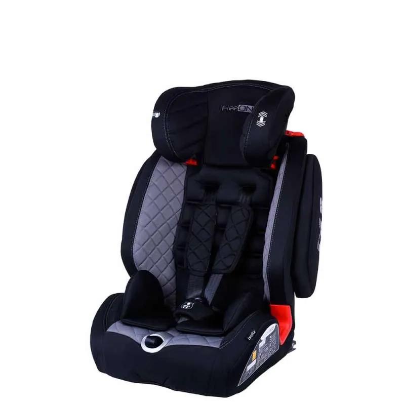 FREE ON AUTOSJEDISTE FUTURE GRUPA 1/2/3 9-36 KG ISOFIX CRNO SIVO