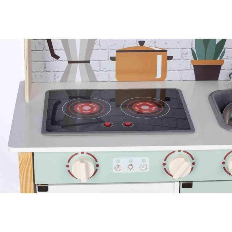 FREE2PLAY DRVENA KUHINJA SA SVIJETLOM I ZVUKOM 