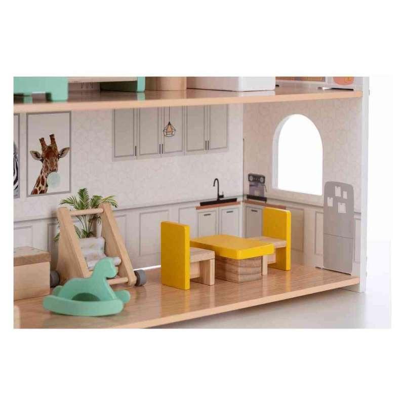 FREE2PLAY DRVENA KUĆICA ZA LUTKE S NAMJEŠTAJEM LOTTI 