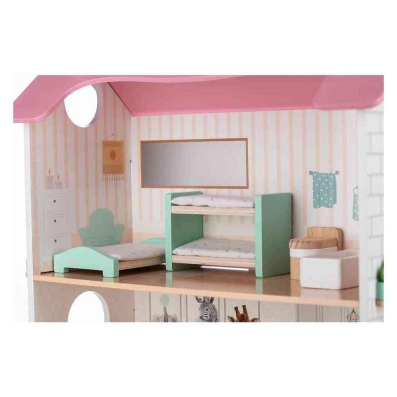 FREE2PLAY DRVENA KUĆICA ZA LUTKE S NAMJEŠTAJEM LOTTI 