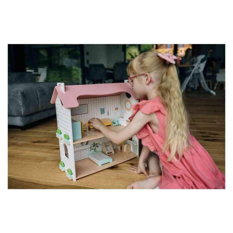 FREE2PLAY DRVENA KUĆICA ZA LUTKE S NAMJEŠTAJEM LOTTI 