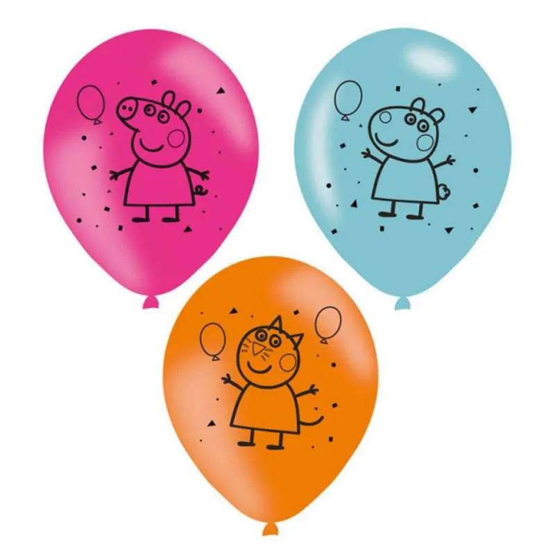 AMSCAN BALONI PEPPA PIG 6 KOM